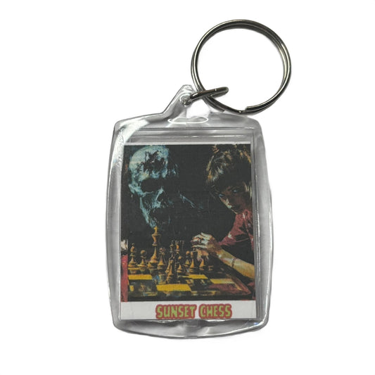 Look Away! - Chess  Photo Keychain