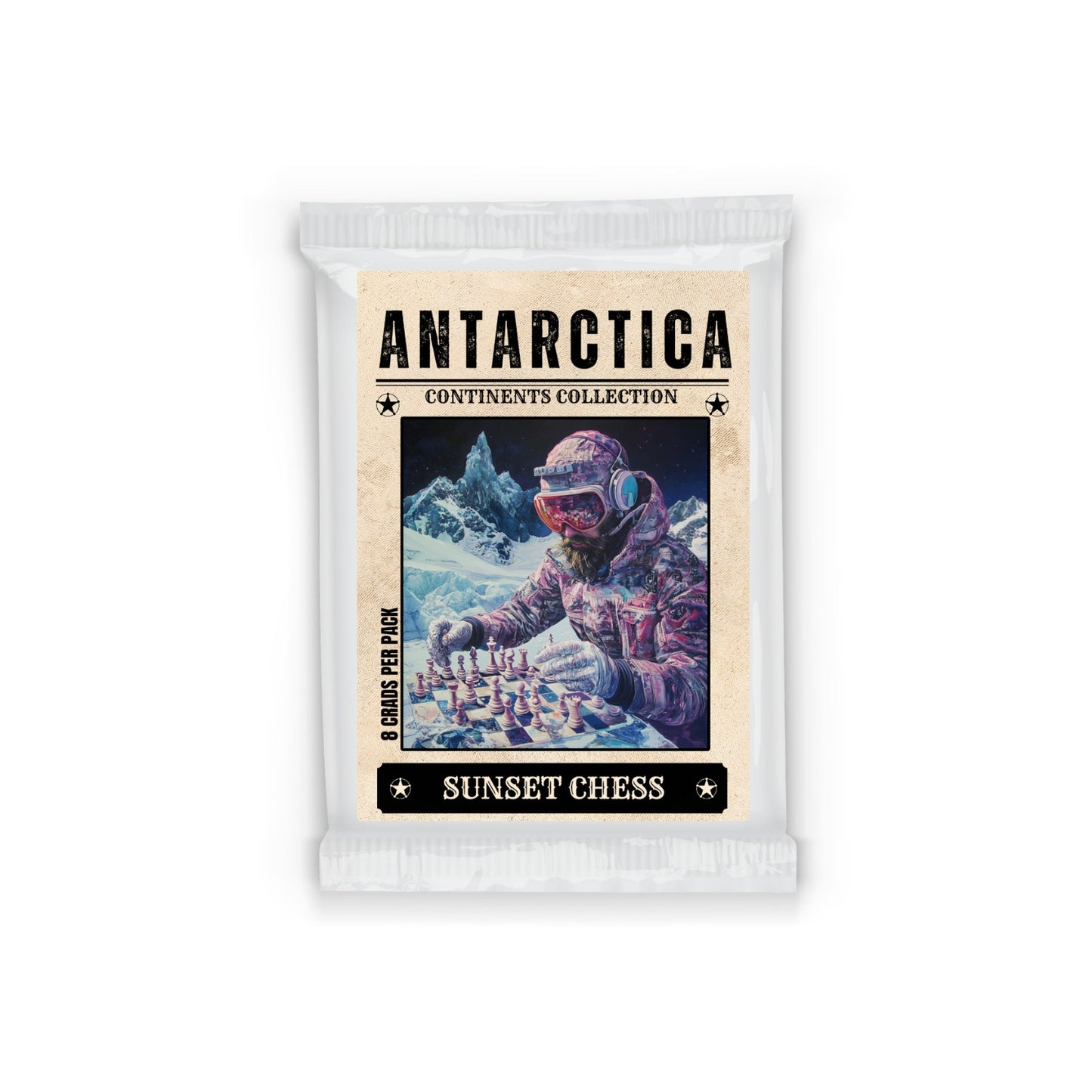 Antarctica Edition - Sunset Chess Scrapbook Card Pack