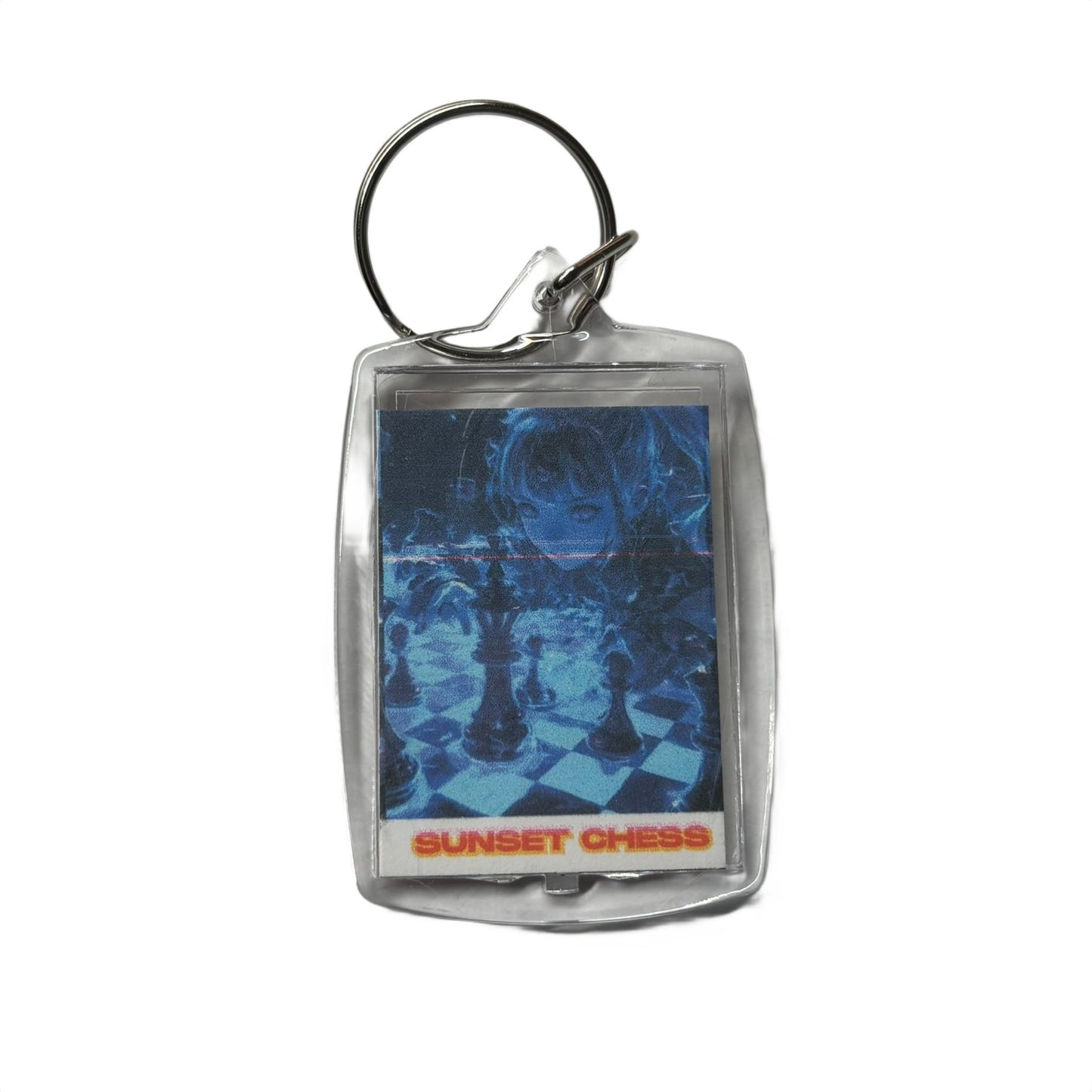 Blue Anime - Chess  Photo Keychain