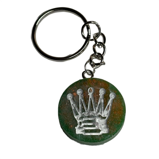 Miami Queen - Handmade Resin Keychain