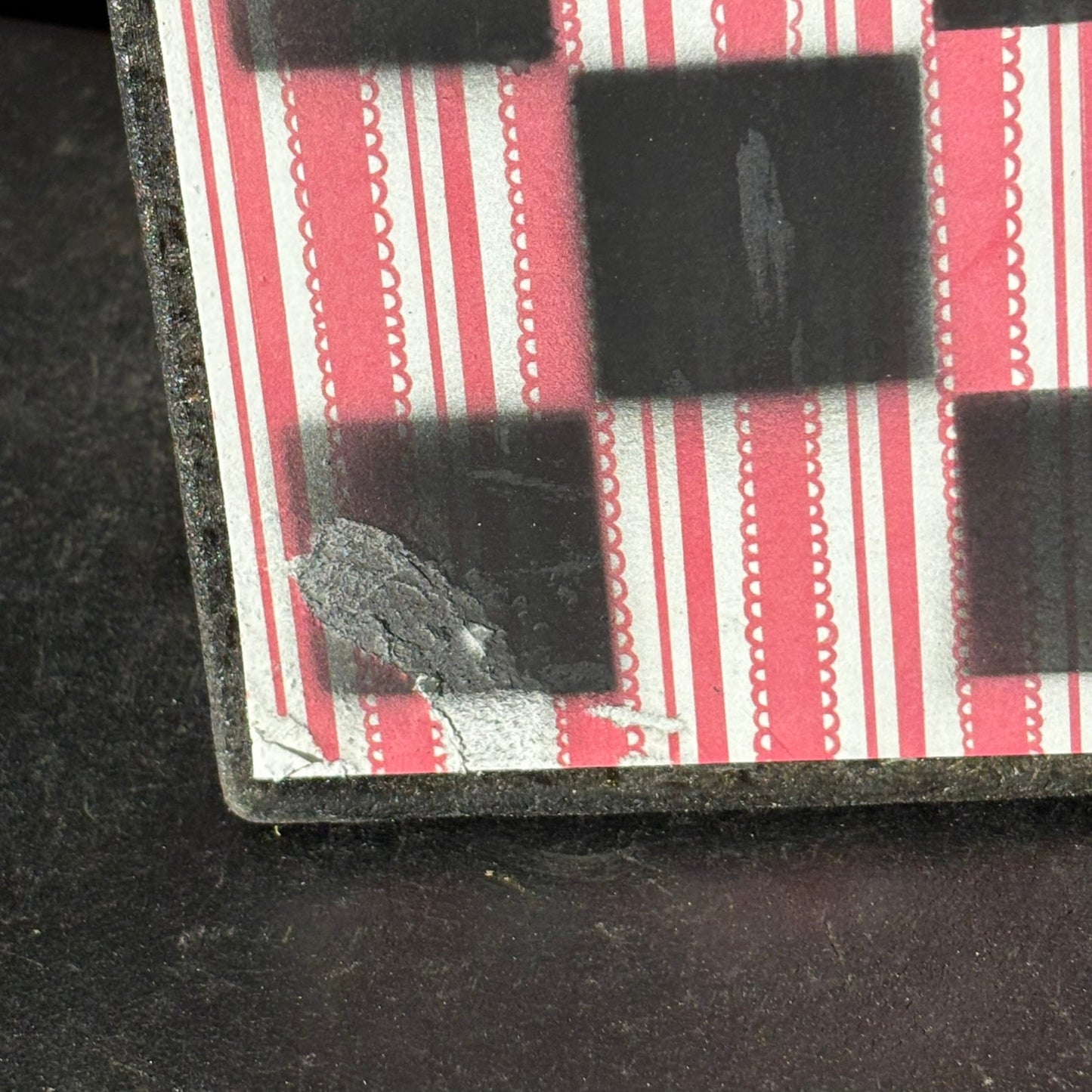 Popcorn Red - Scrapbook Chess Board