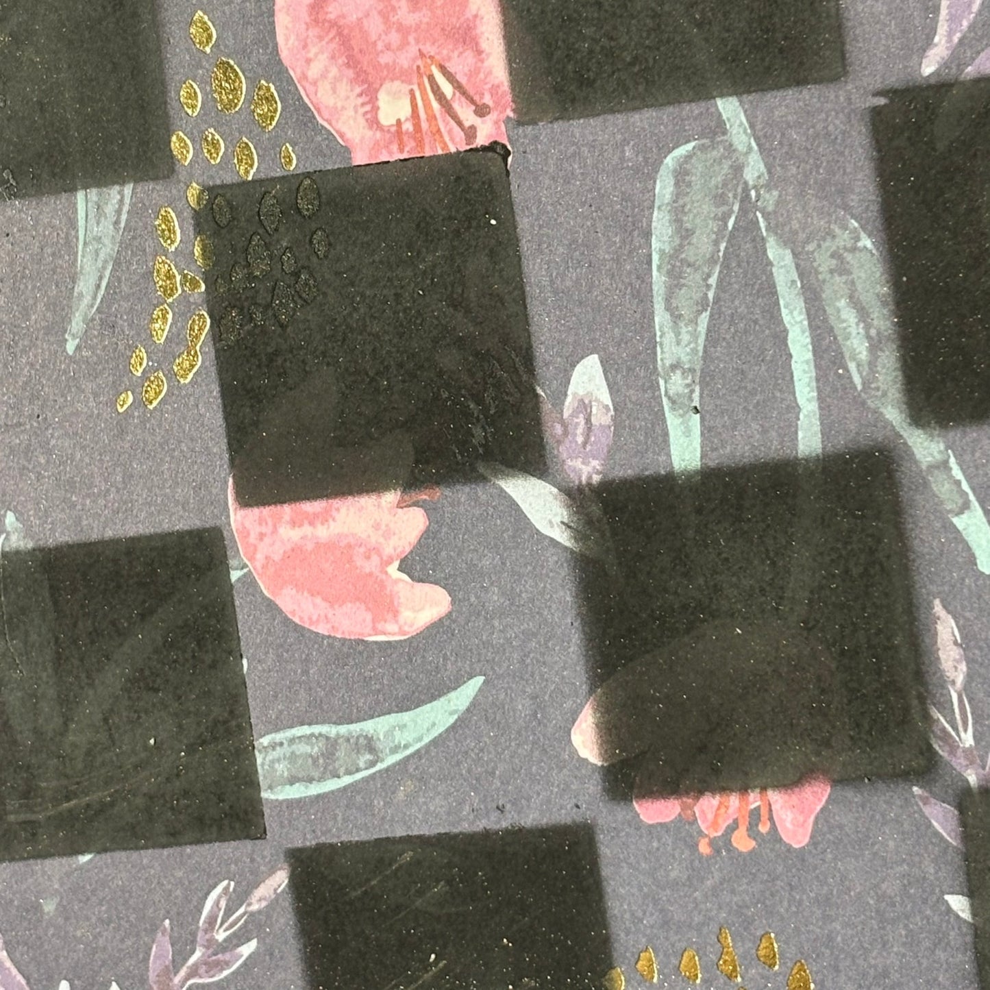 Dark Plants - Scrapbook Chess Board