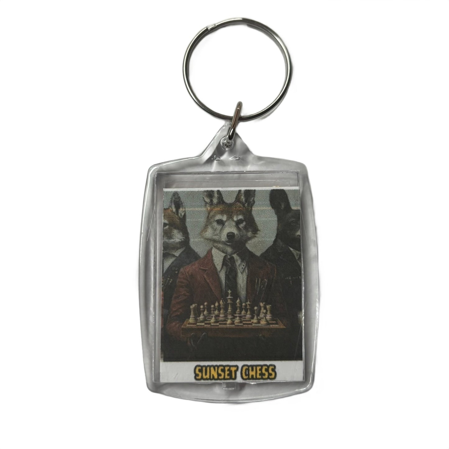 Mafia Dogs - Chess  Photo Keychain