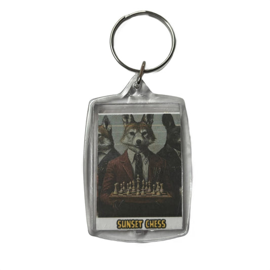 Mafia Dogs - Chess  Photo Keychain