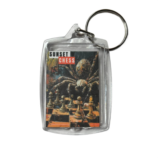 Crawling Spider - Chess  Photo Keychain