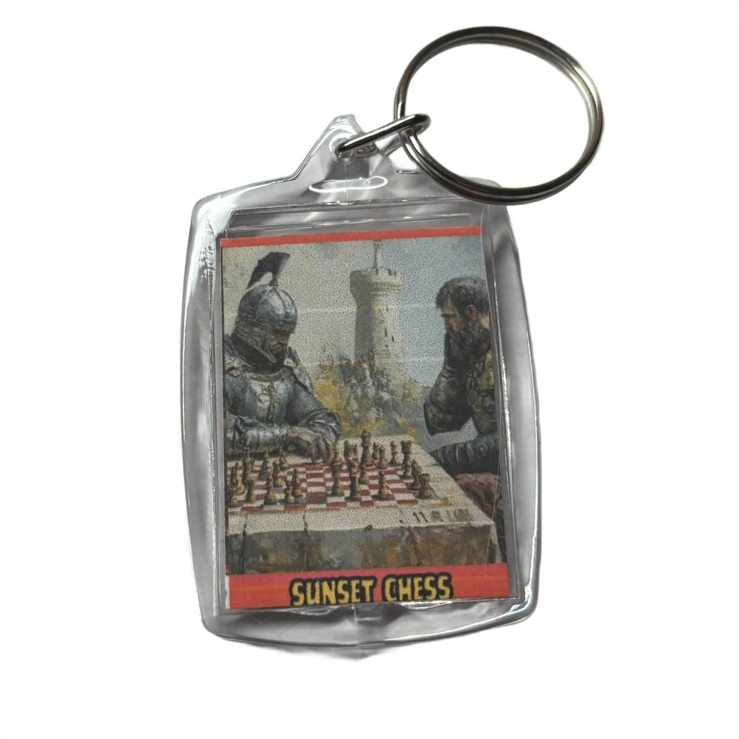 Outside The Gates - Chess  Photo Keychain