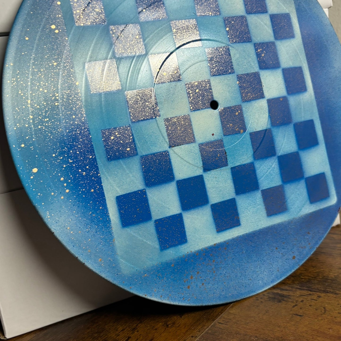 Supreme Blue - Vinyl Chess Board