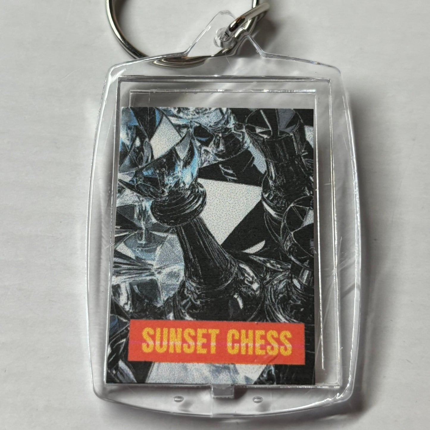 Black Royalty - Chess  Photo Keychain