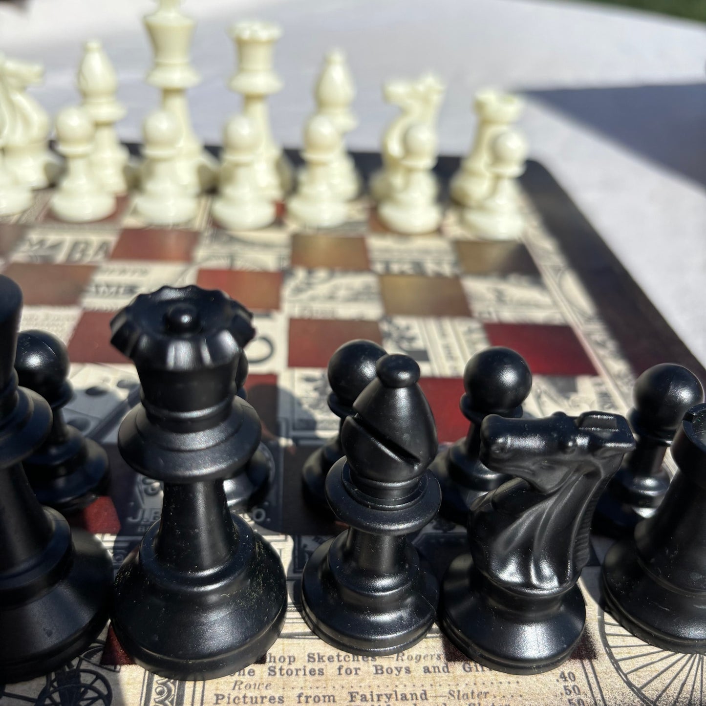 Vintage Casino - Scrapbook Chess Set