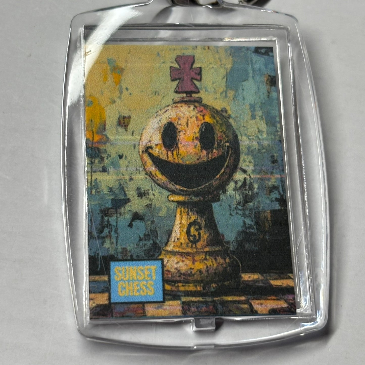 Happy Lad - Chess  Photo Keychain
