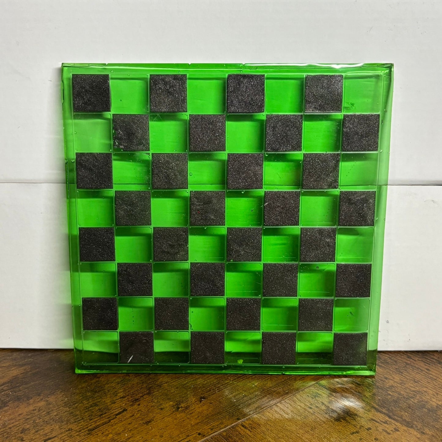 Translucent Green - Resin Chess Board