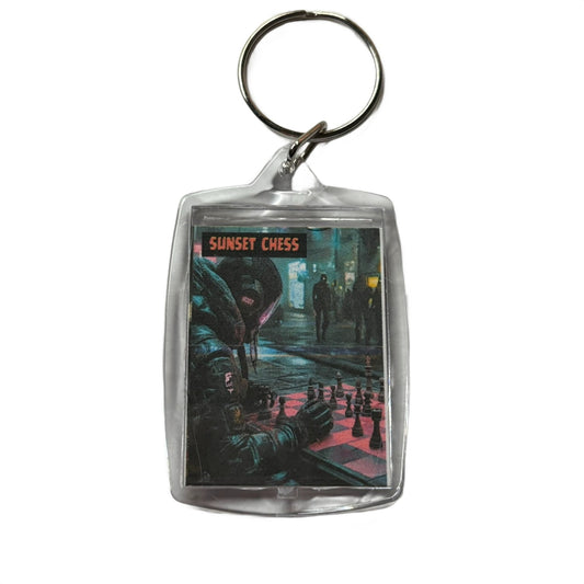 Cyberpunk - Chess  Photo Keychain