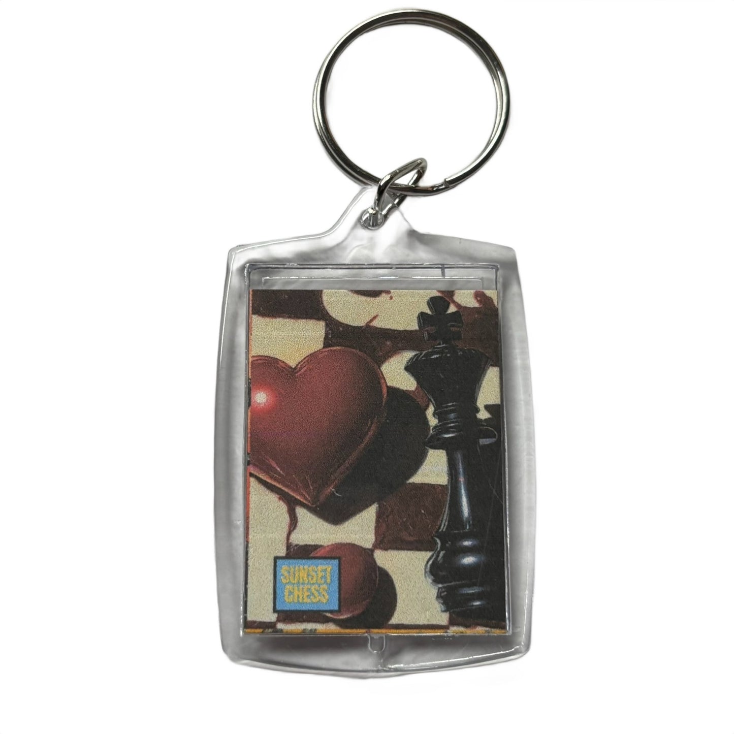 The Heart - Chess  Photo Keychain