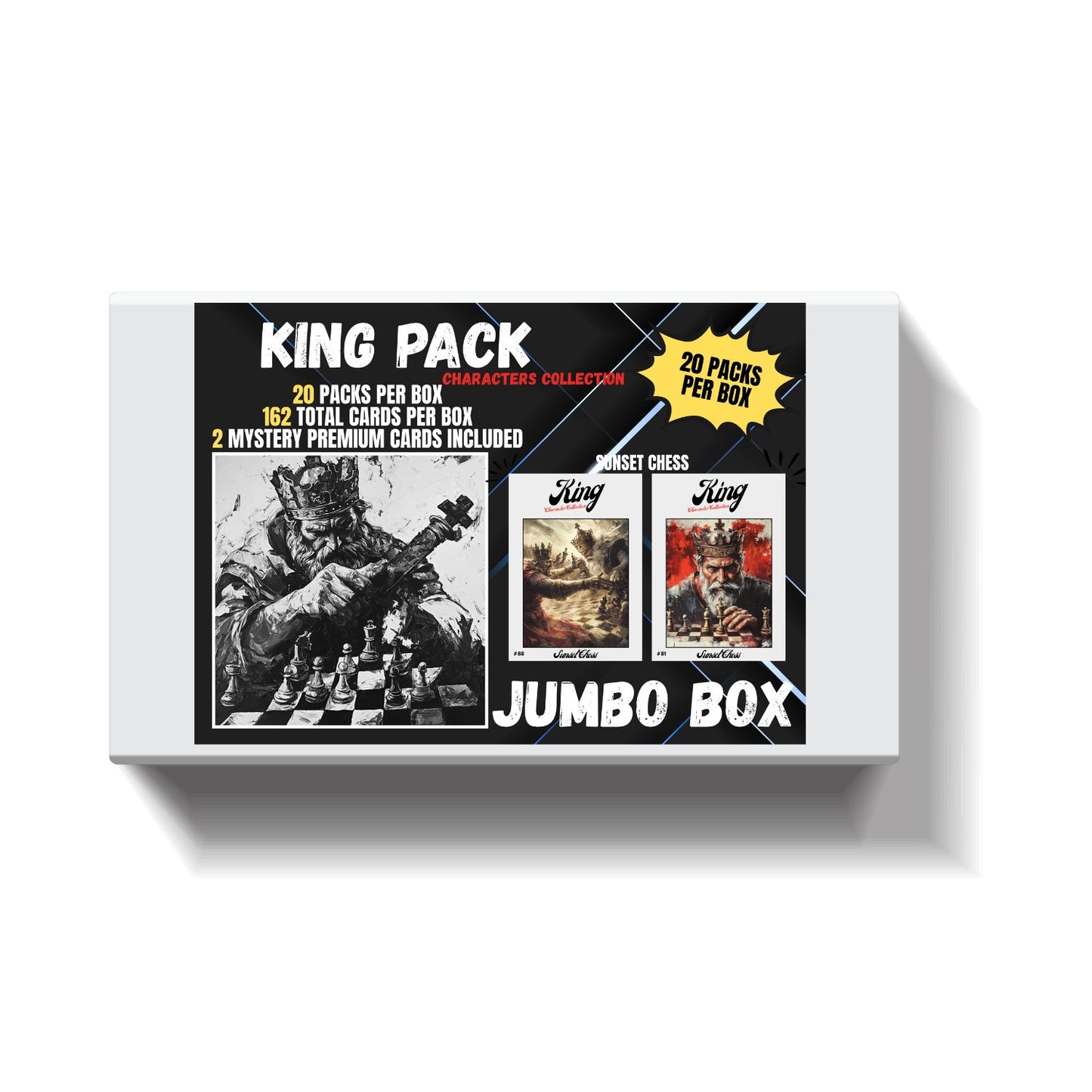 King Edition - Jumbo Box Pack - Chess Trading Cards