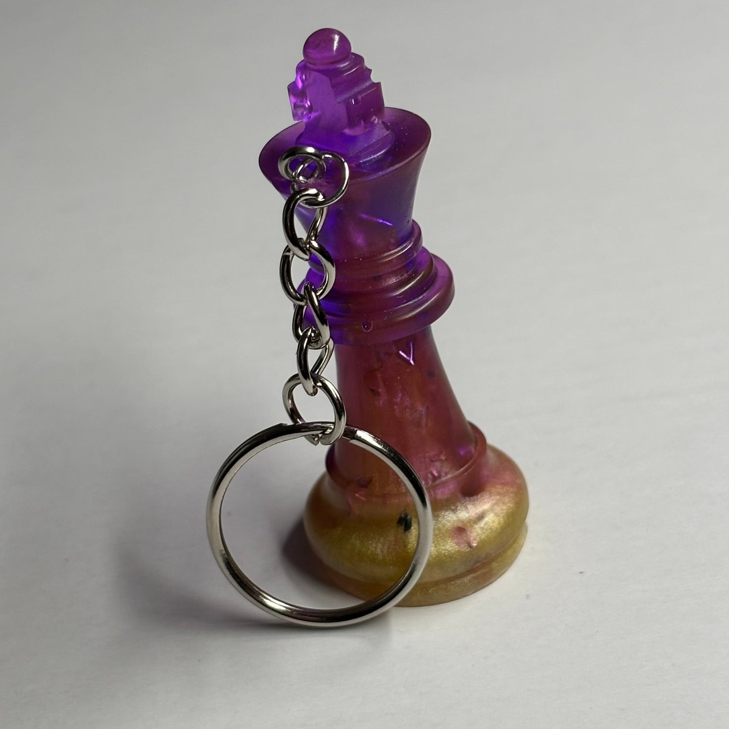Vivid Purple King - Handmade Resin Keychain