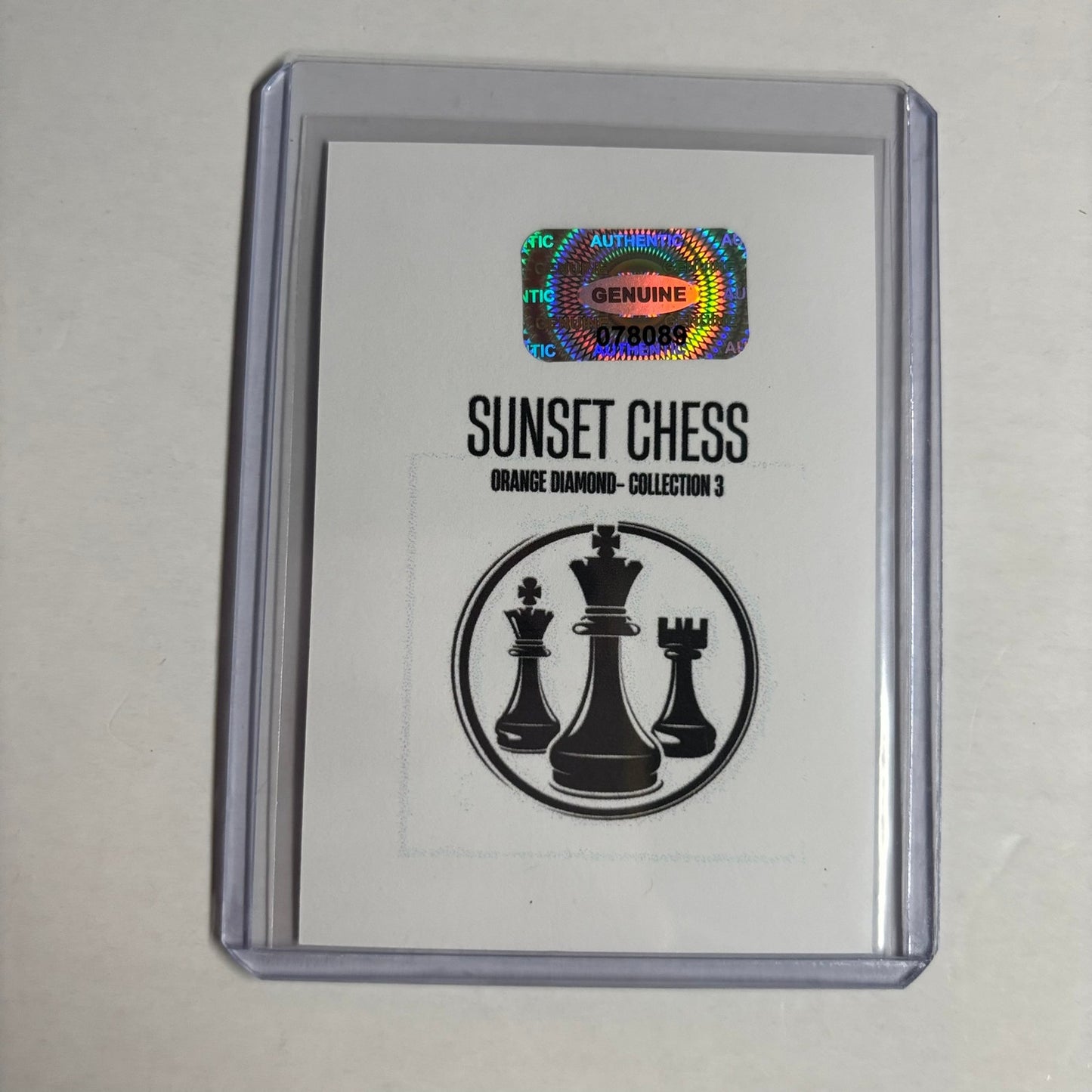 Orange Diamond Collection 3 - Trading Card