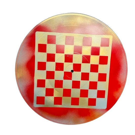 Cherry Red Mist - Vinyl Chess Board