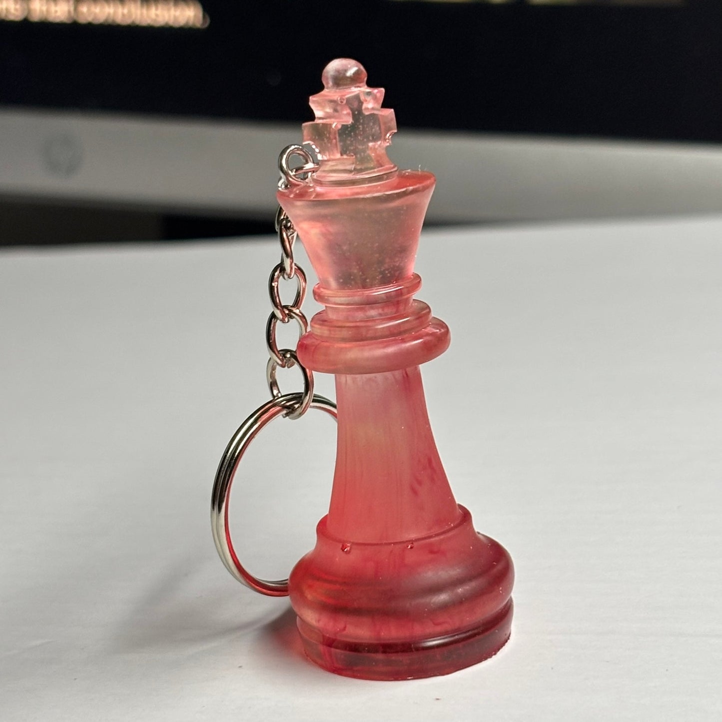 Ivy Red King - Handmade Resin Keychain