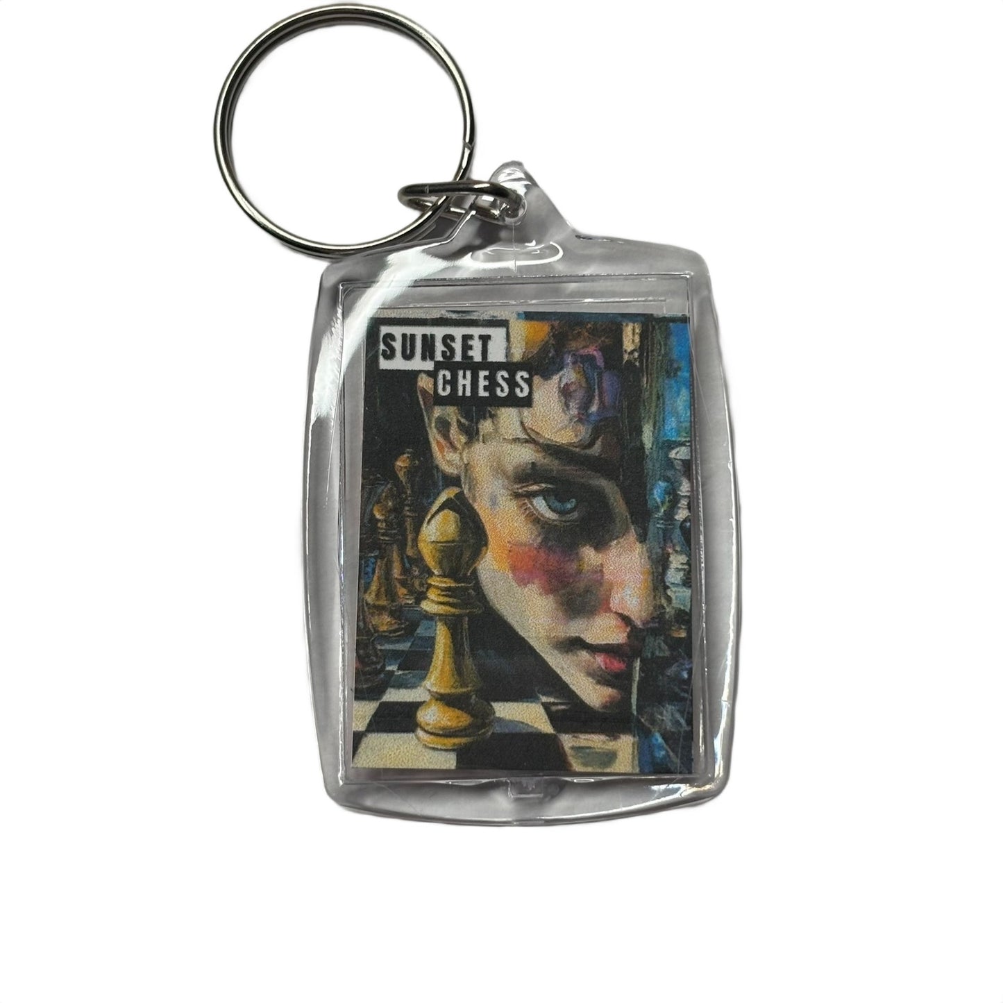 Despairs Eyes - Chess  Photo Keychain