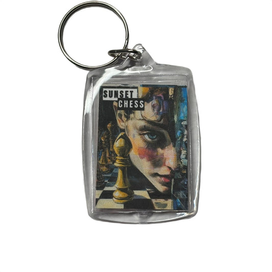 Despairs Eyes - Chess  Photo Keychain
