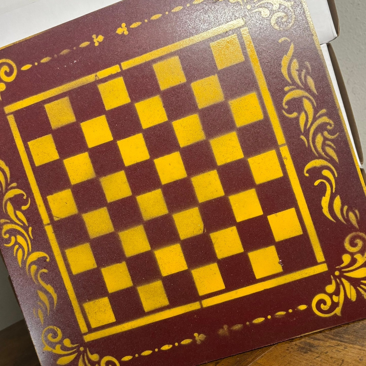 Spartan Colors - Painted Chess Board