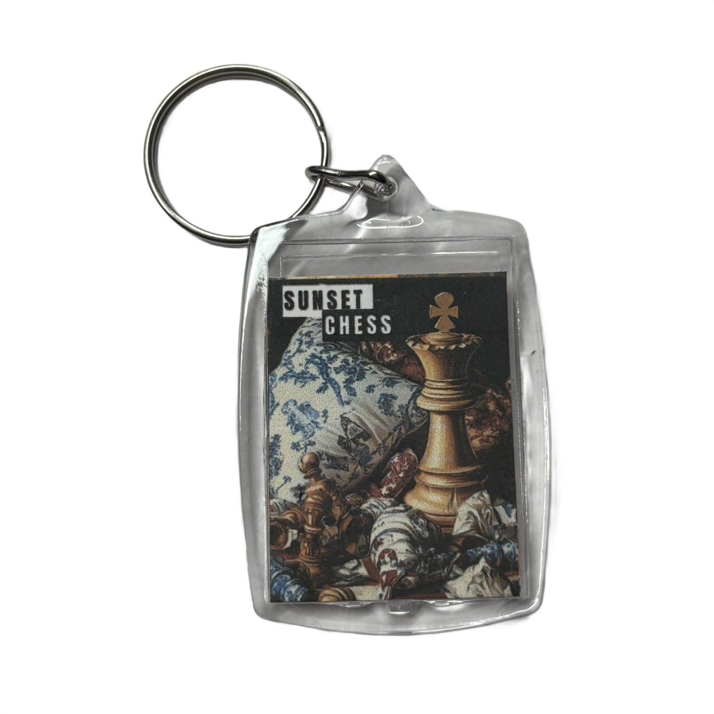 Vintage Style - Chess  Photo Keychain