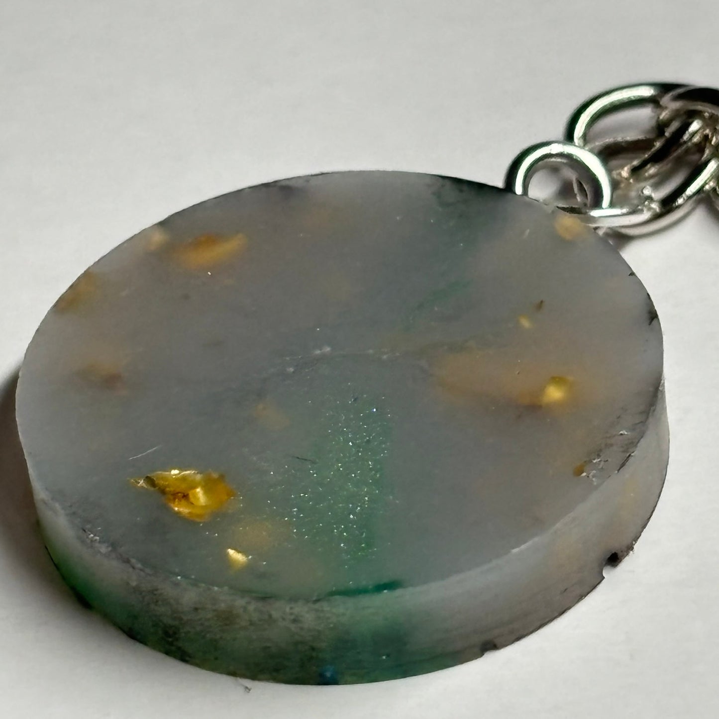 Green Royal Pawn Mix - Handmade Resin Keychain