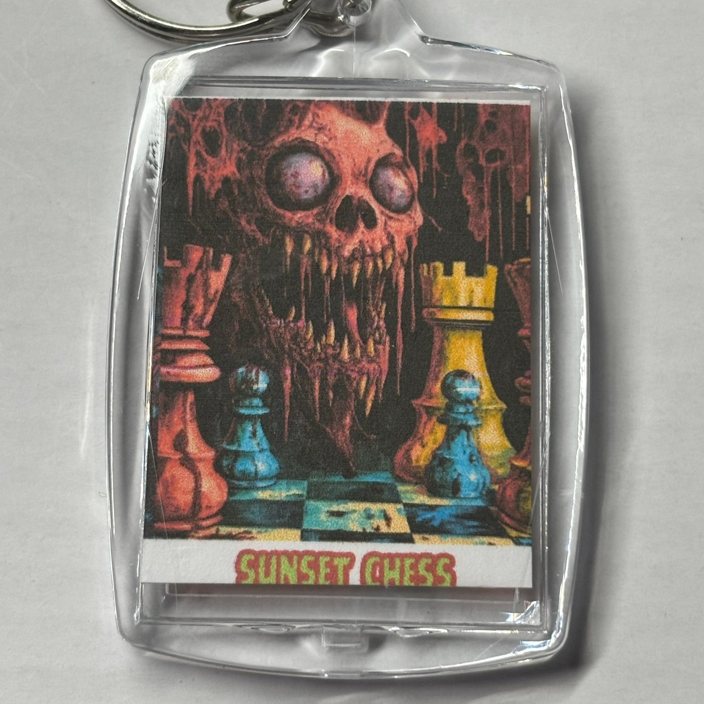 Gooo Monster - Chess  Photo Keychain