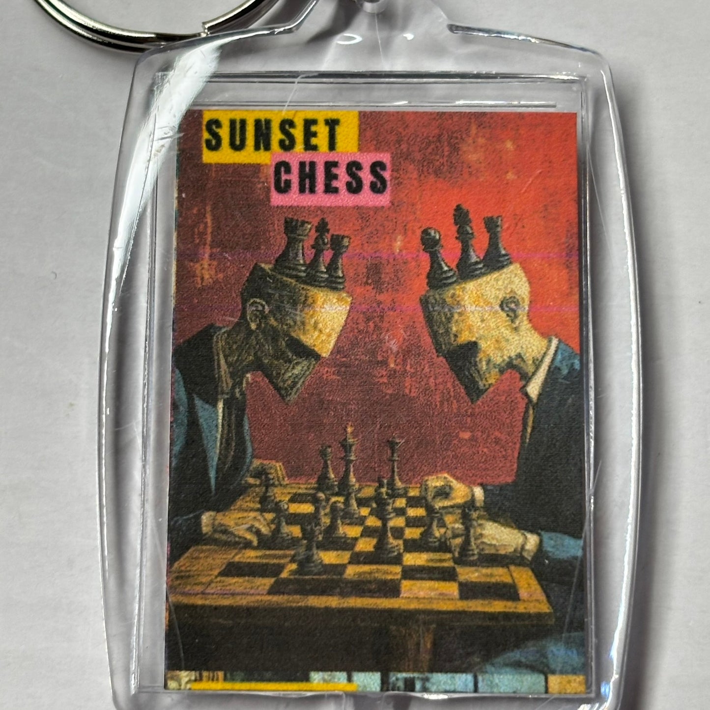 Chess Heads - Chess  Photo Keychain