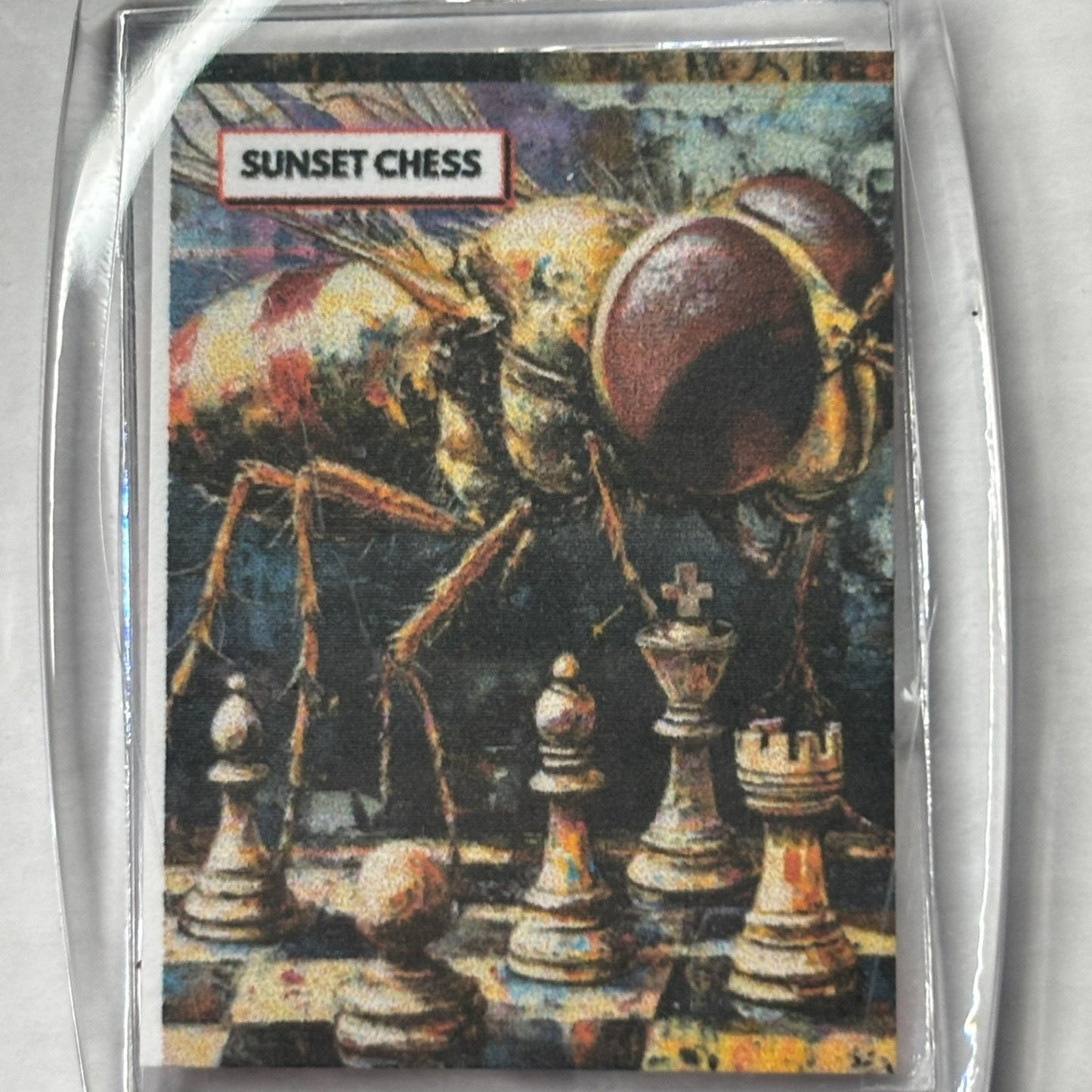 The Fly - Chess  Photo Keychain