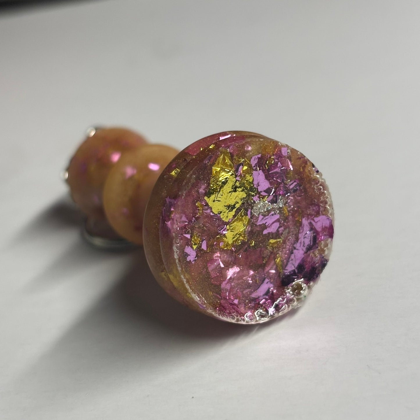Yellow /Purple King - Handmade Resin Keychain
