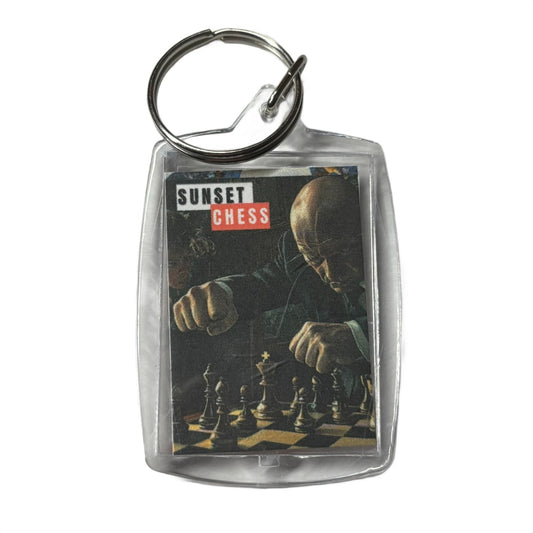 The Business Man - Chess  Photo Keychain