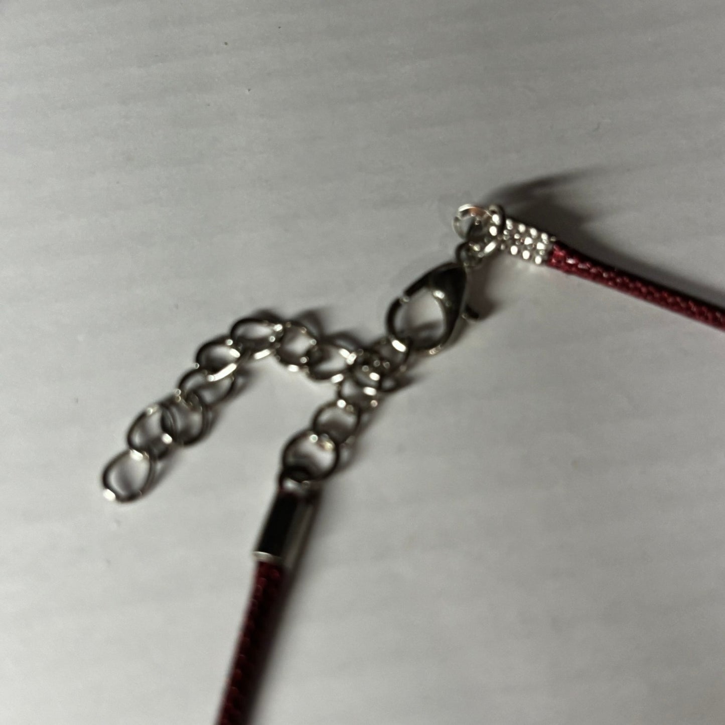 Dark Crystal Bishop - Handmade Resin Chess Necklace