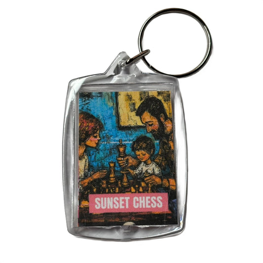 Family - Chess  Photo Keychain