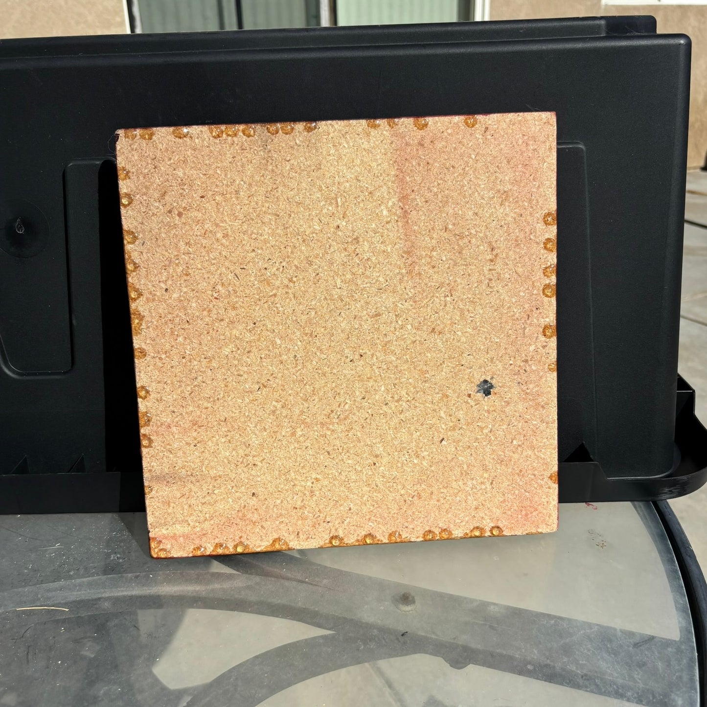 Space Party - Resin Coated Chess Board