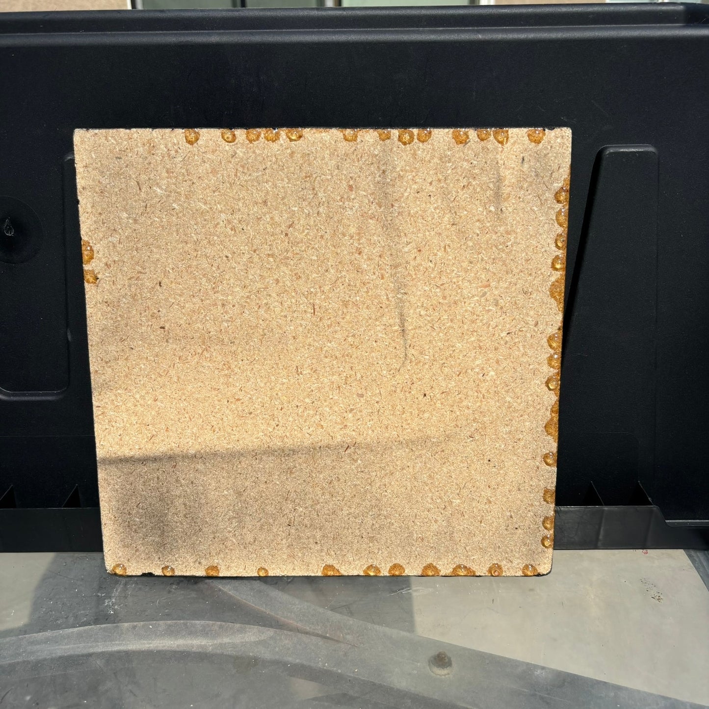 Blue Scrolls - Resin Coated Chess Board