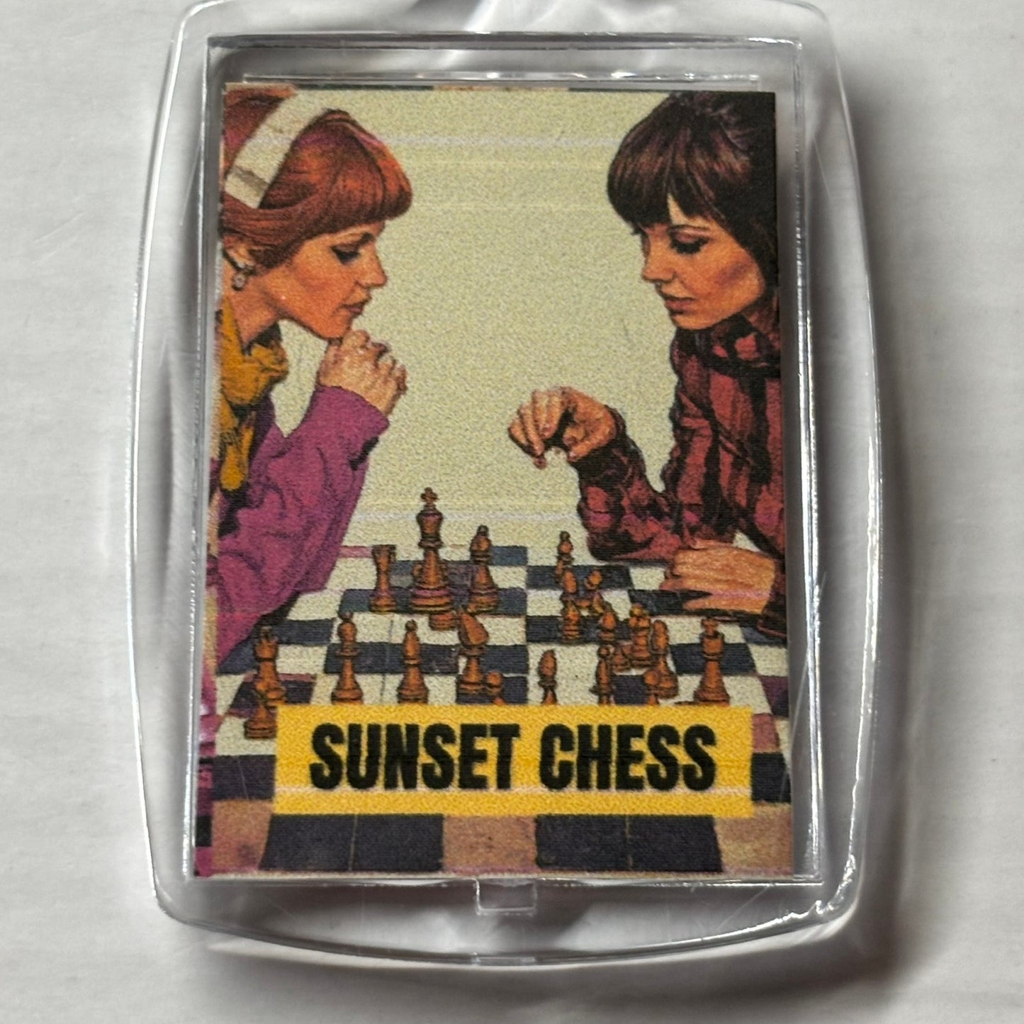 The 70's - Chess  Photo Keychain