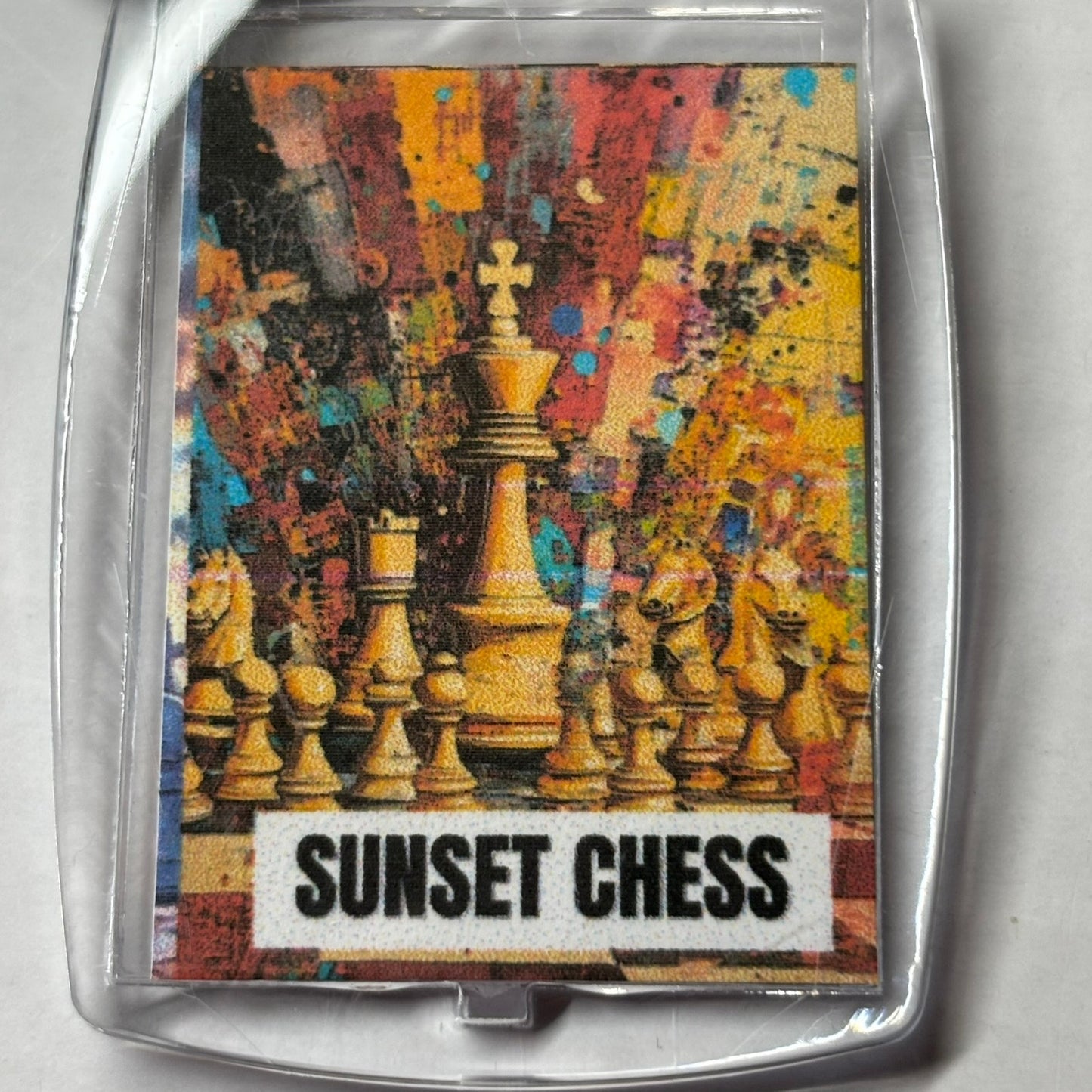 Royalty - Chess  Photo Keychain