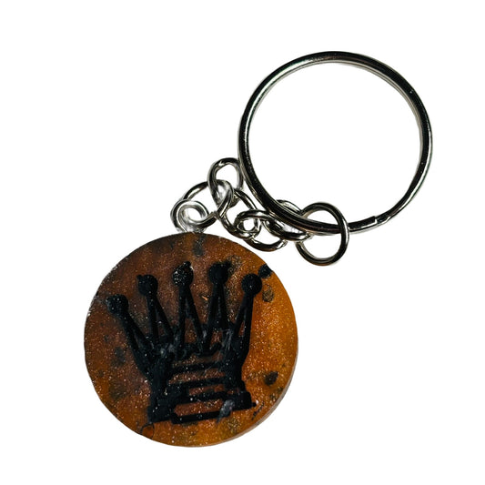 Lava Queen - Handmade Resin Keychain