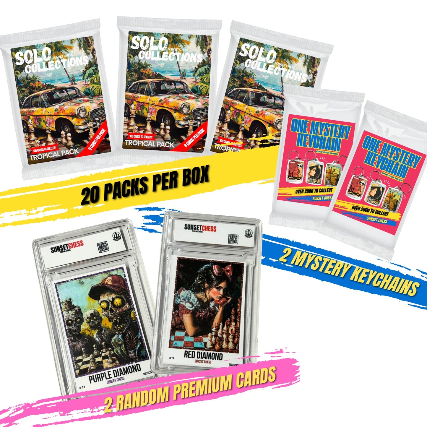 Tropical Collection - Jumbo Box Pack - Chess Trading Cards