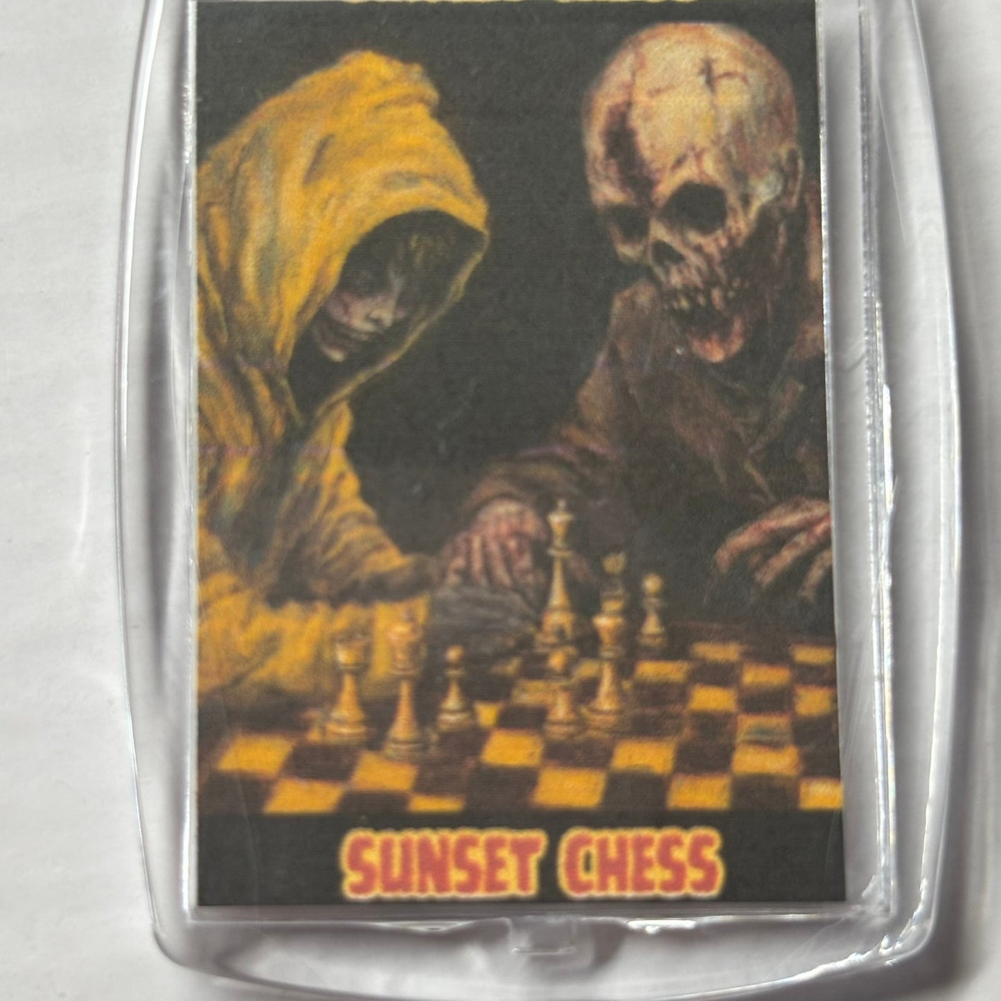 The Dead Play - Chess  Photo Keychain