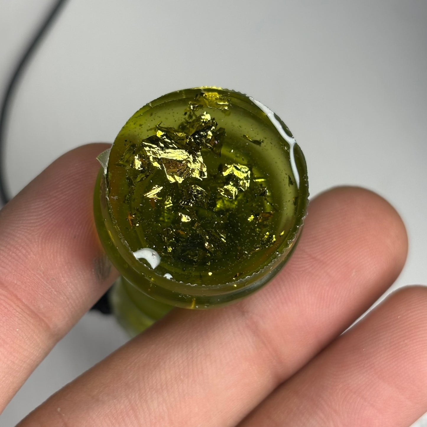 Dirty Green Queen - Handmade Resin Chess Necklace