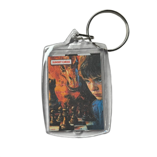 Fire Within - Chess  Photo Keychain
