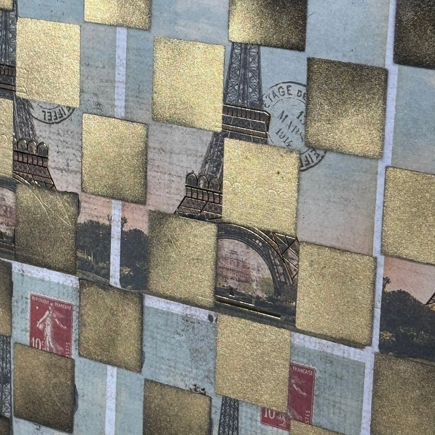 Vintage City - Scrapbook Chess Board