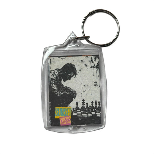 Hunched Over - Chess  Photo Keychain