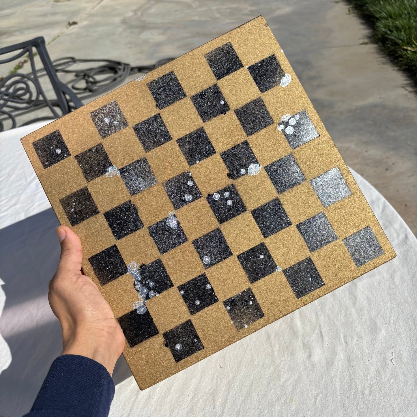 Simple Brown - Chinese Edition Chess Set