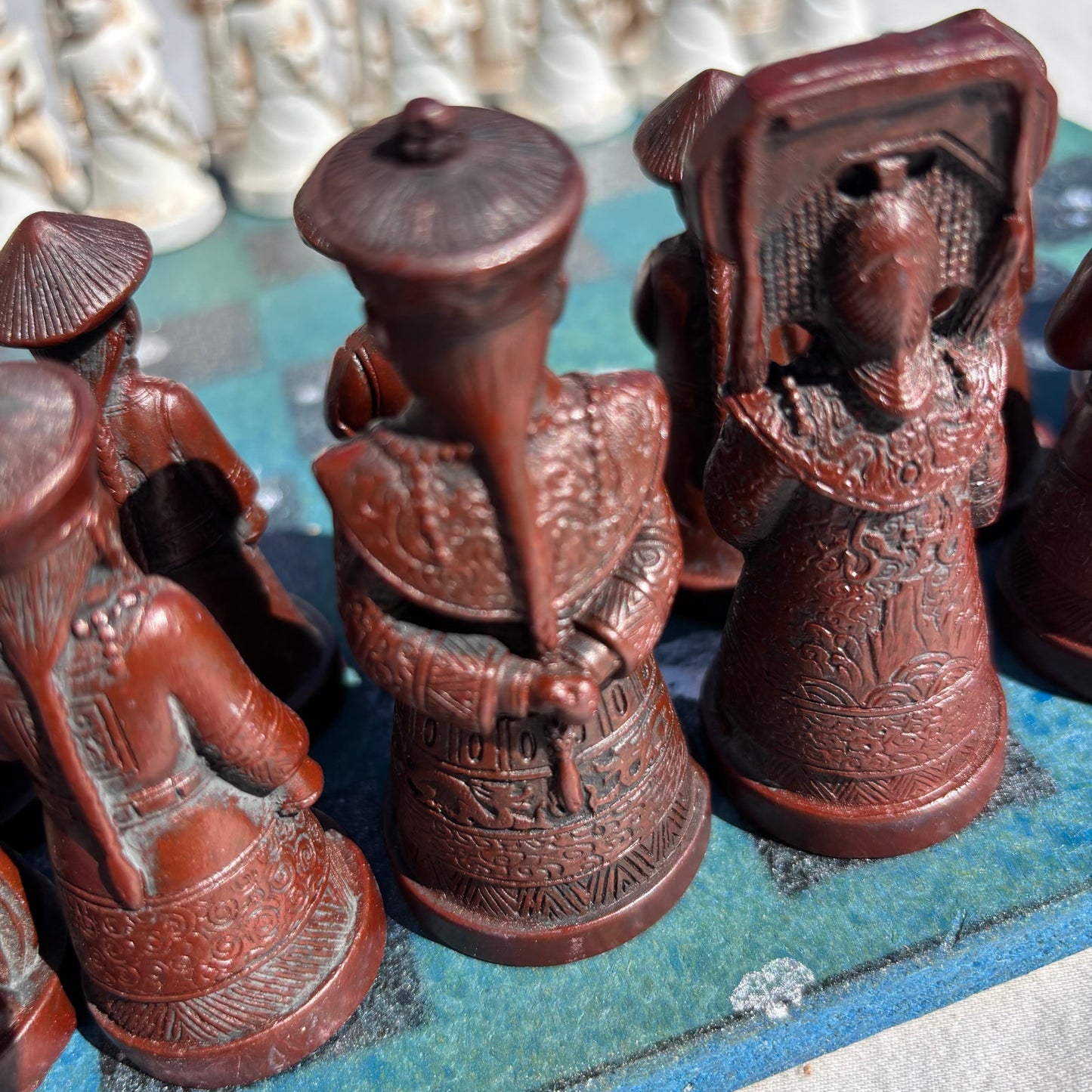 Forest Green - Chinese Edition Chess Set