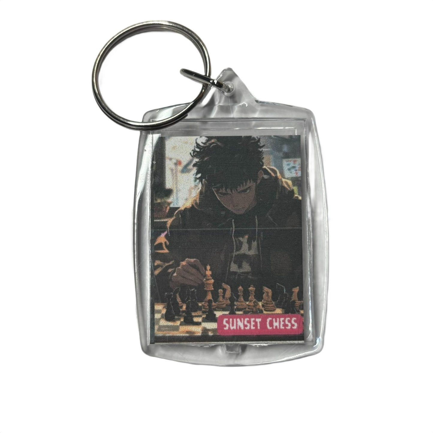 Young Games - Chess  Photo Keychain