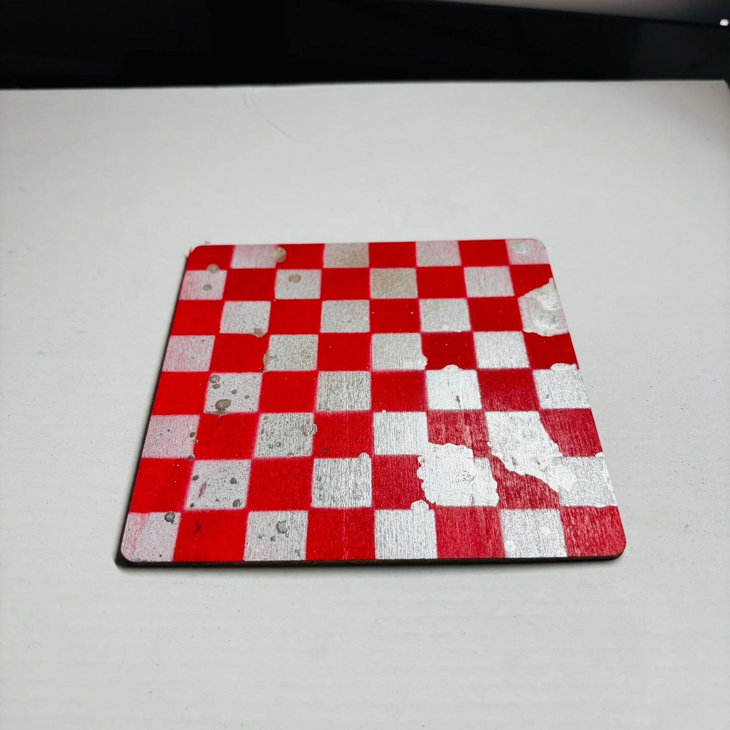 Chrome Red - Mini Chess Set