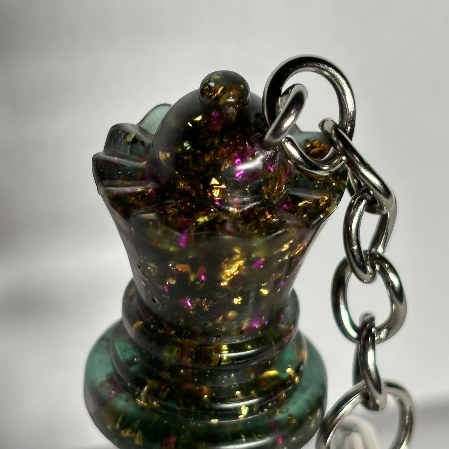 Queen Royal Handmade Resin Keychain - One of a Kind Design